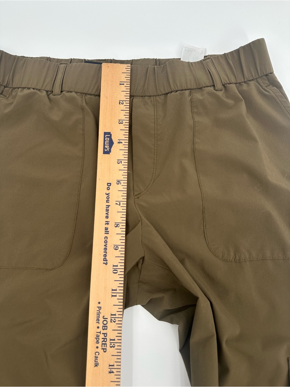 Banana Republic Women Cargo Jogger Pants M Olive Green Utility Tapered Travel - Picture 6 of 7